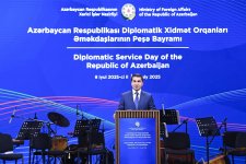Baku hosts official reception on occasion of professional holiday of diplomatic service employees (PHOTO)