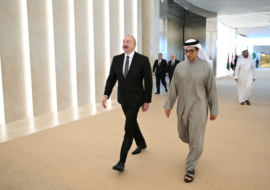 President Ilham Aliyev arrives in UAE for working visit (PHOTO/VIDEO)