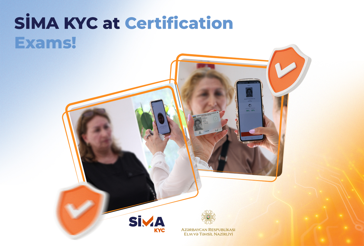 Teacher identity verified at exams using SİMA