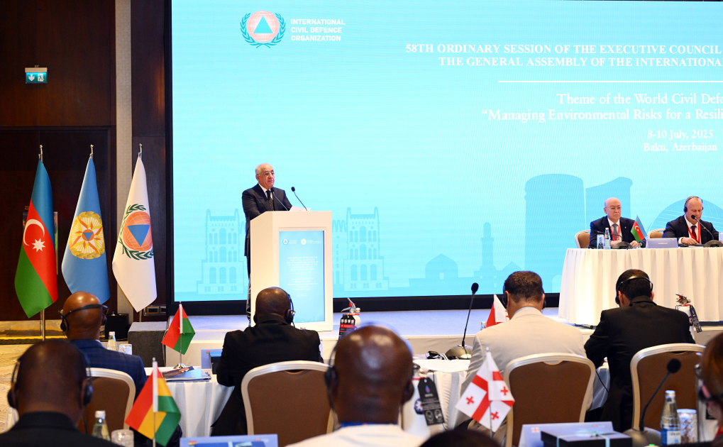 Baku hosts 3rd extraordinary session of Int'l Civil Defense Organization GA (PHOTO)