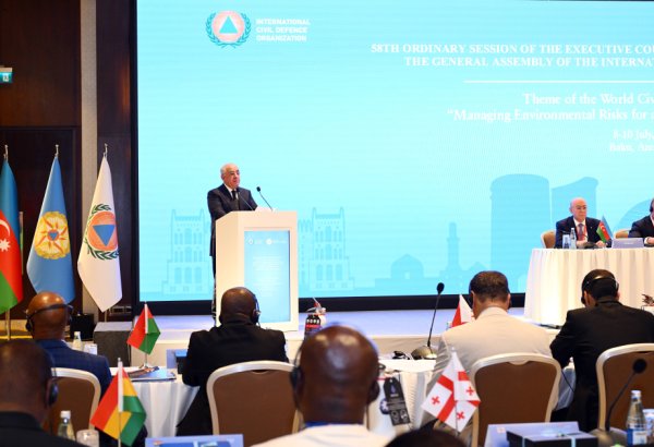 Baku hosts 3rd extraordinary session of Int'l Civil Defense Organization GA (PHOTO)