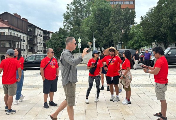 International travelers arrive in Azerbaijan's Shusha (PHOTO)