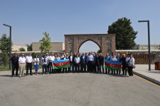 Azerbaijani political party chiefs explore Aghdam’s progress (PHOTO)