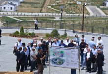 Azerbaijani political party chiefs explore Aghdam’s progress (PHOTO)