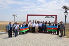 Azerbaijani political party chiefs explore Aghdam’s progress (PHOTO)