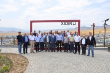 Azerbaijani political party chiefs explore Aghdam’s progress (PHOTO)
