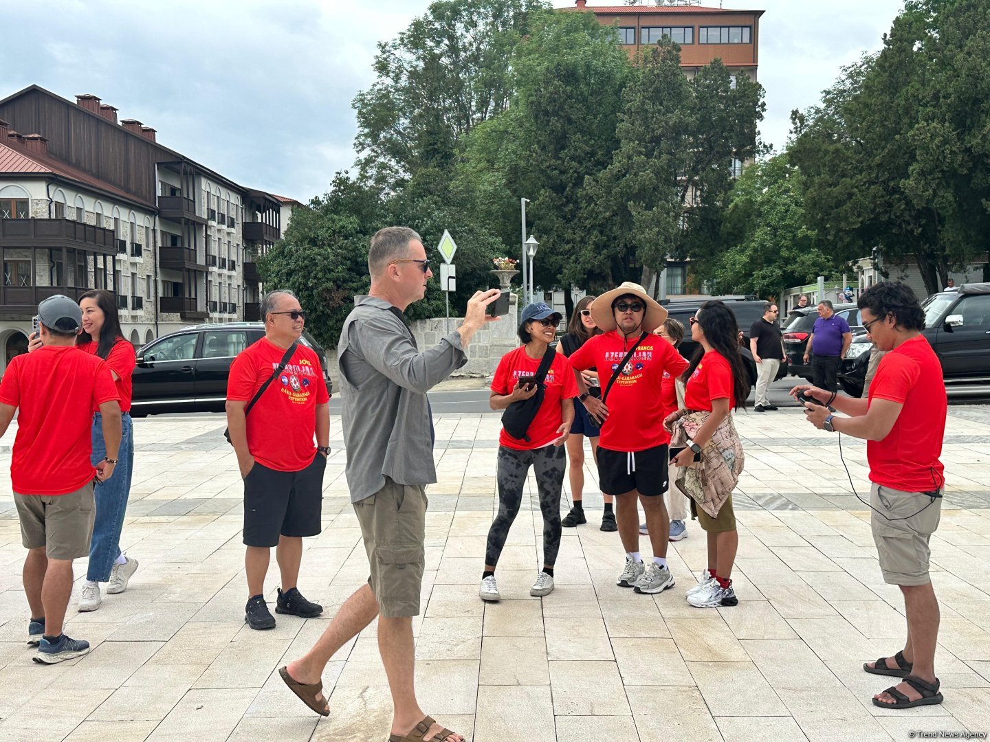 International travelers arrive in Azerbaijan's Shusha (PHOTO)