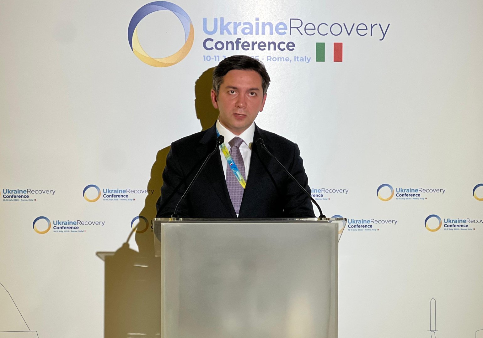 Azerbaijan’s Deputy FM participates in Ukraine Recovery Conference in Italy (PHOTO)
