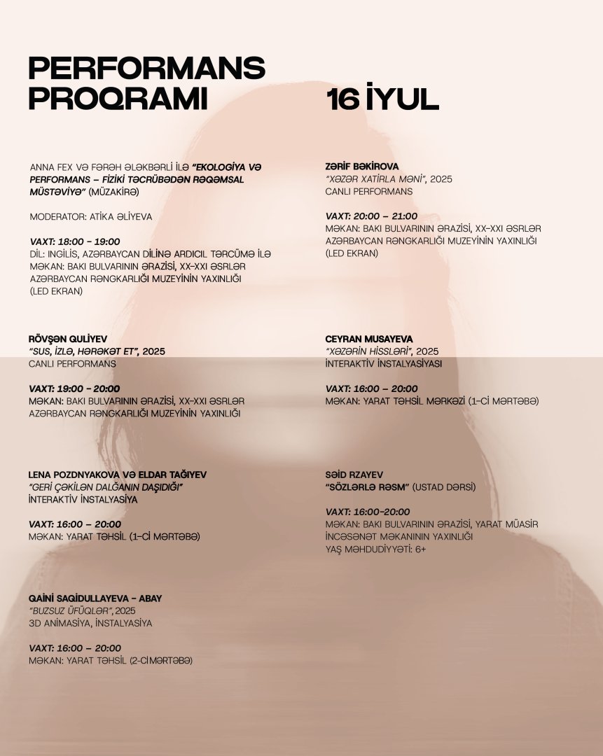 We are thrilled to announce the Performance Week 2025, titled “Caspian Corporealities”! (PHOTO)