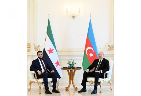 Ahmed al-Sharaa expressed gratitude to President Ilham Aliyev for Azerbaijan’s brotherly support to Syria