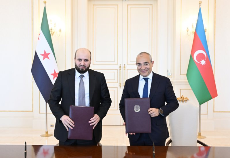 Azerbaijan's SOCAR and Syrian government ink cooperation deal (PHOTO)