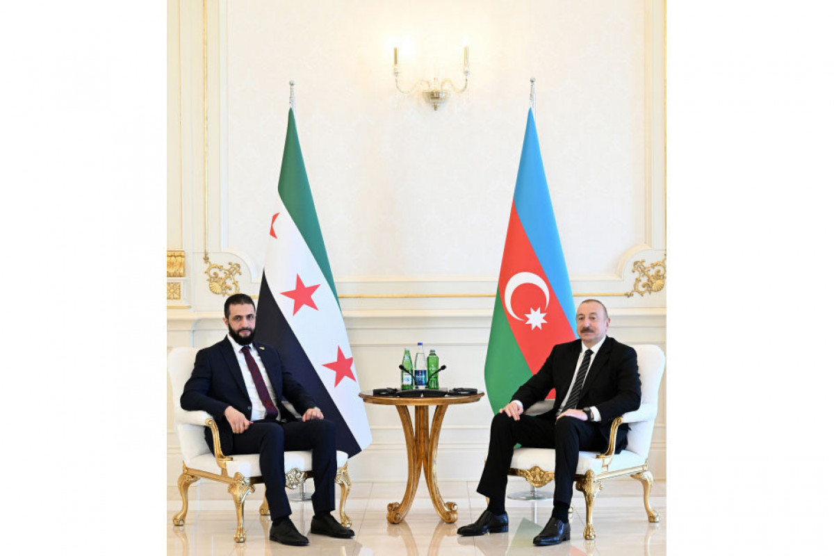 Ahmed al-Sharaa expressed gratitude to President Ilham Aliyev for Azerbaijan’s brotherly support to Syria