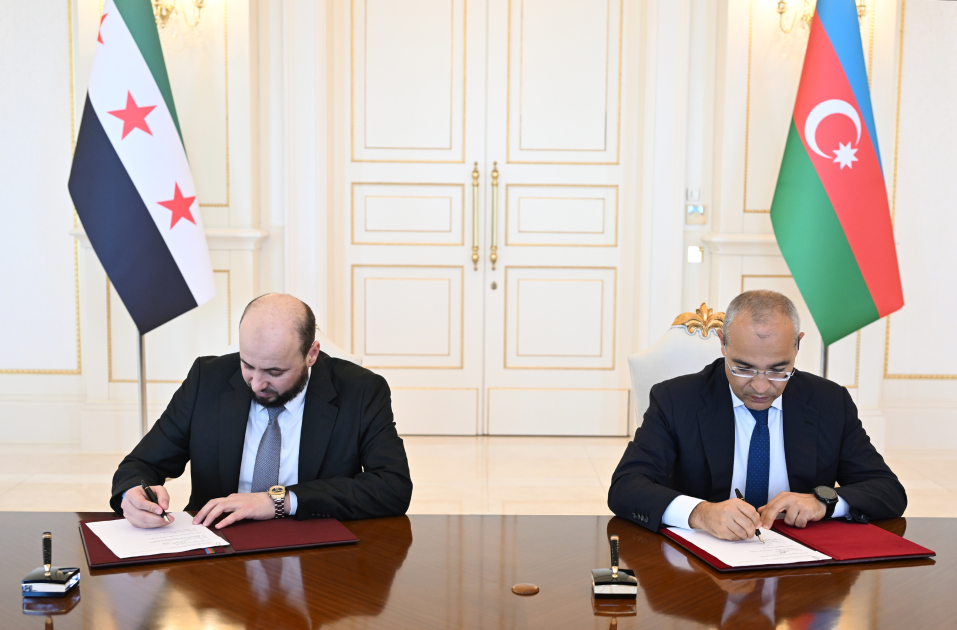 Azerbaijan's SOCAR and Syrian government ink cooperation deal (PHOTO)