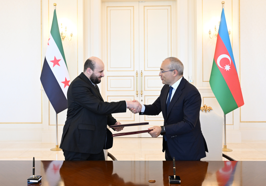 Azerbaijan's SOCAR and Syrian government ink cooperation deal (PHOTO)