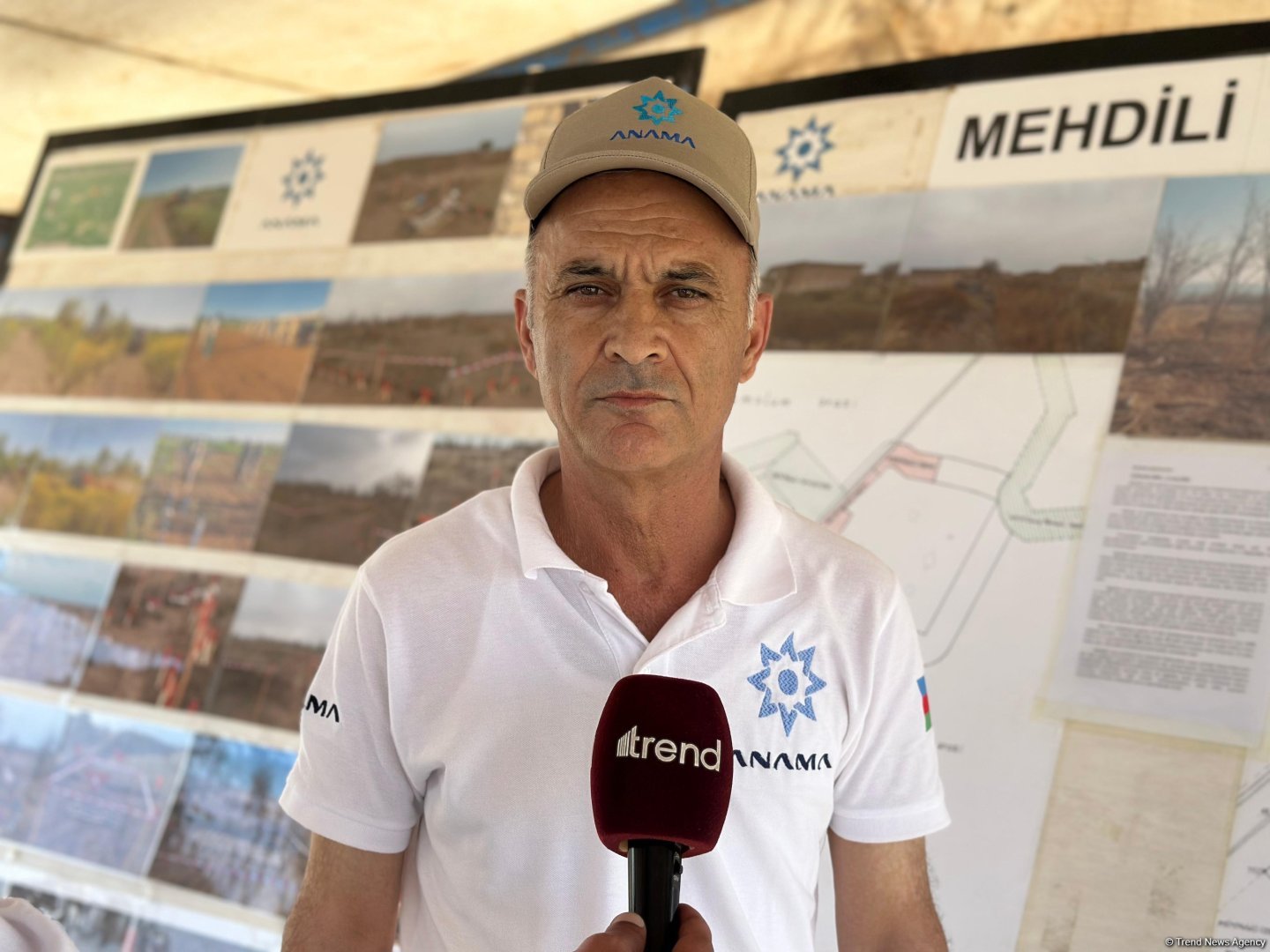 Globetrotters viewing mine clearances in Mehdili village of Azerbaijan’s Jabrayil (PHOTO)