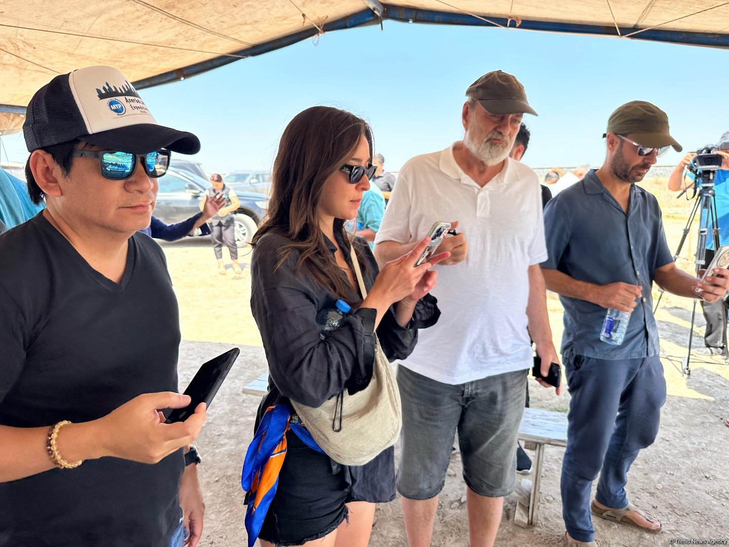 Globetrotters viewing mine clearances in Mehdili village of Azerbaijan’s Jabrayil (PHOTO)
