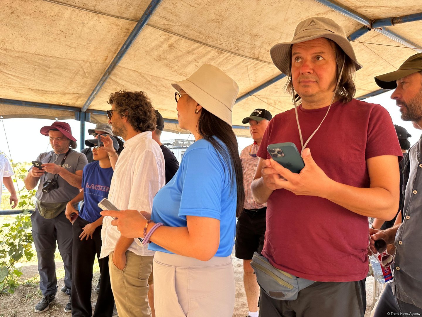 Globetrotters viewing mine clearances in Mehdili village of Azerbaijan’s Jabrayil (PHOTO)