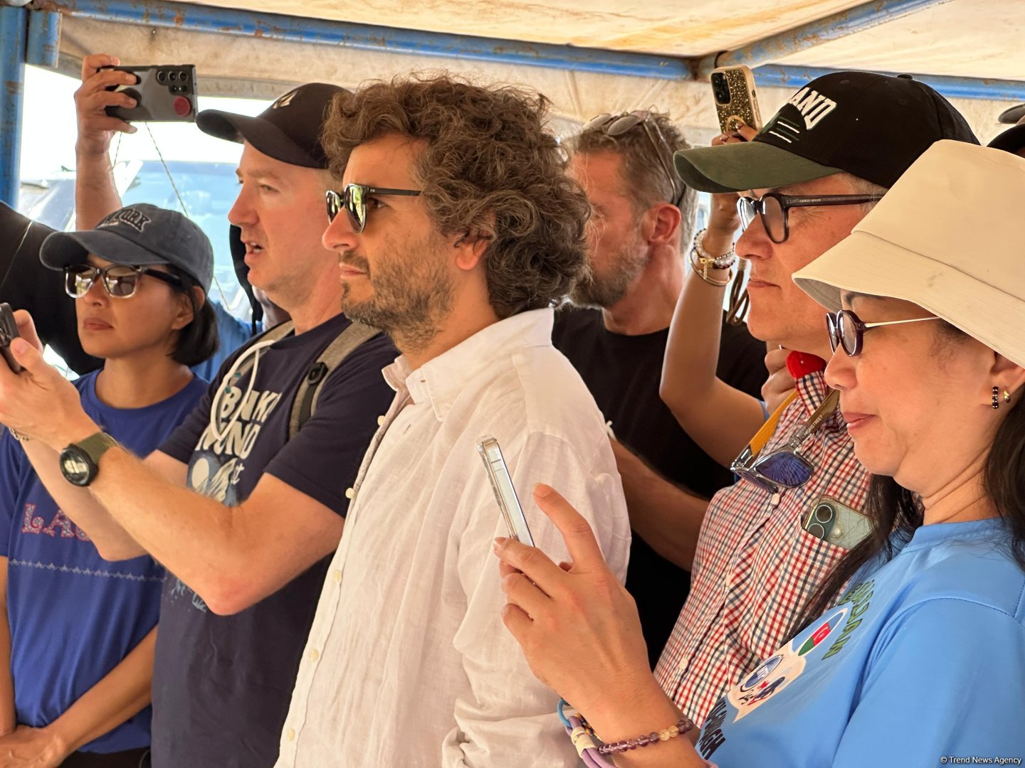 Globetrotters viewing mine clearances in Mehdili village of Azerbaijan’s Jabrayil (PHOTO)