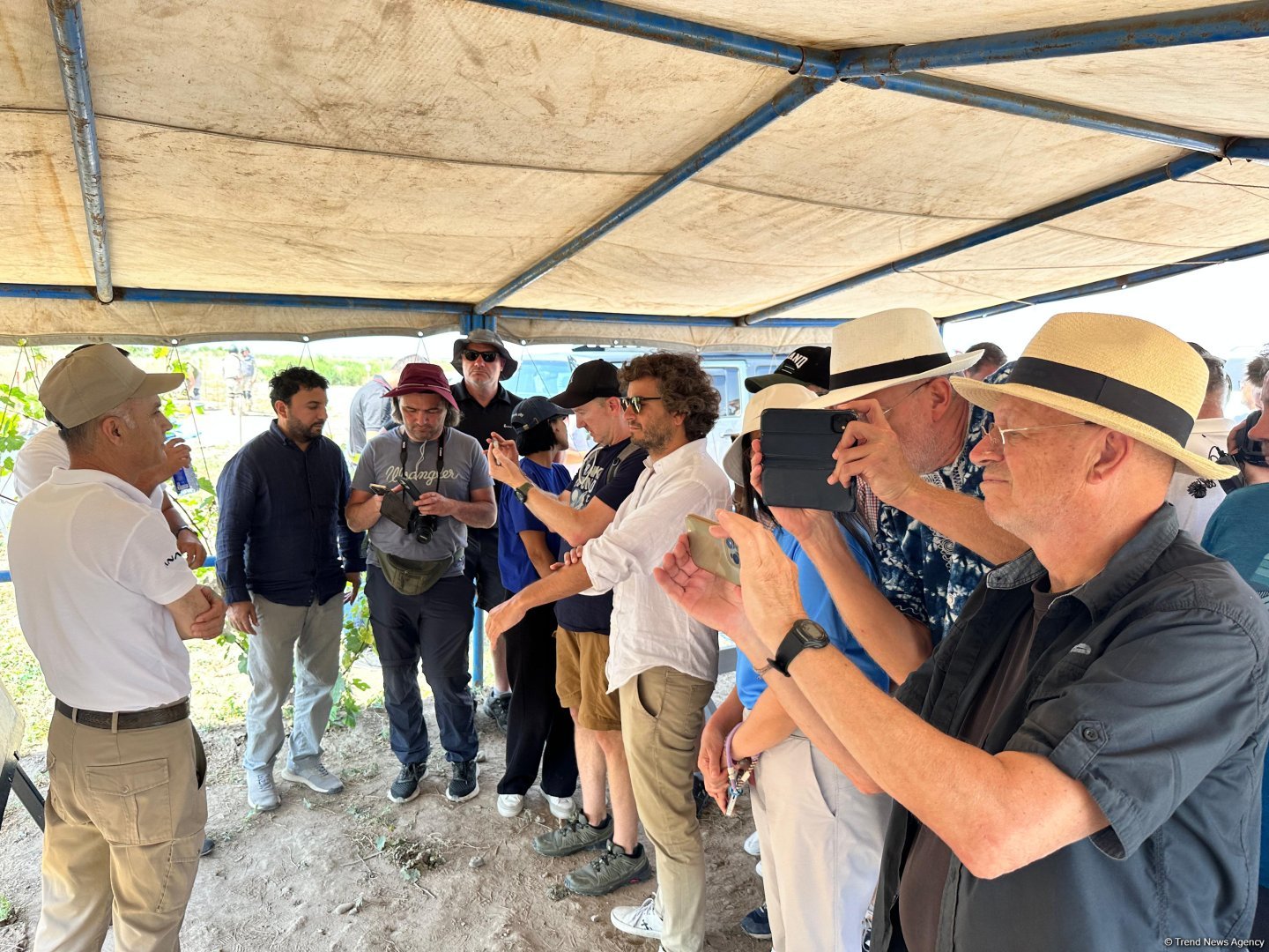 Globetrotters viewing mine clearances in Mehdili village of Azerbaijan’s Jabrayil (PHOTO)