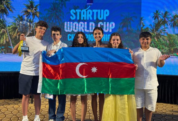 MiniBoss Baku students triumph at Startup World Cup Championship (PHOTO/VIDEO)