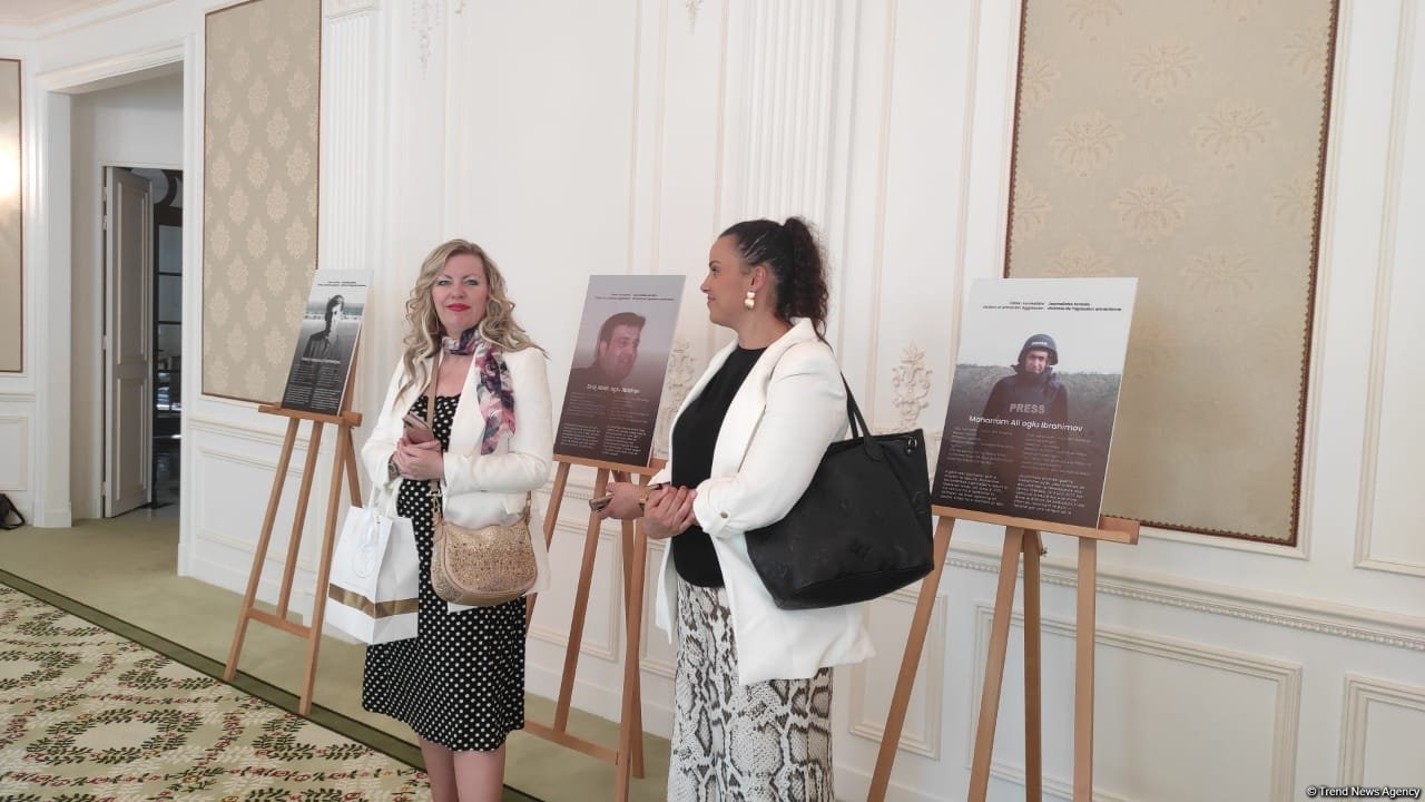 Baku Network raises awareness in Paris for the first time about Azerbaijani journalists who died amid Armenian aggression (PHOTO/VIDEO)