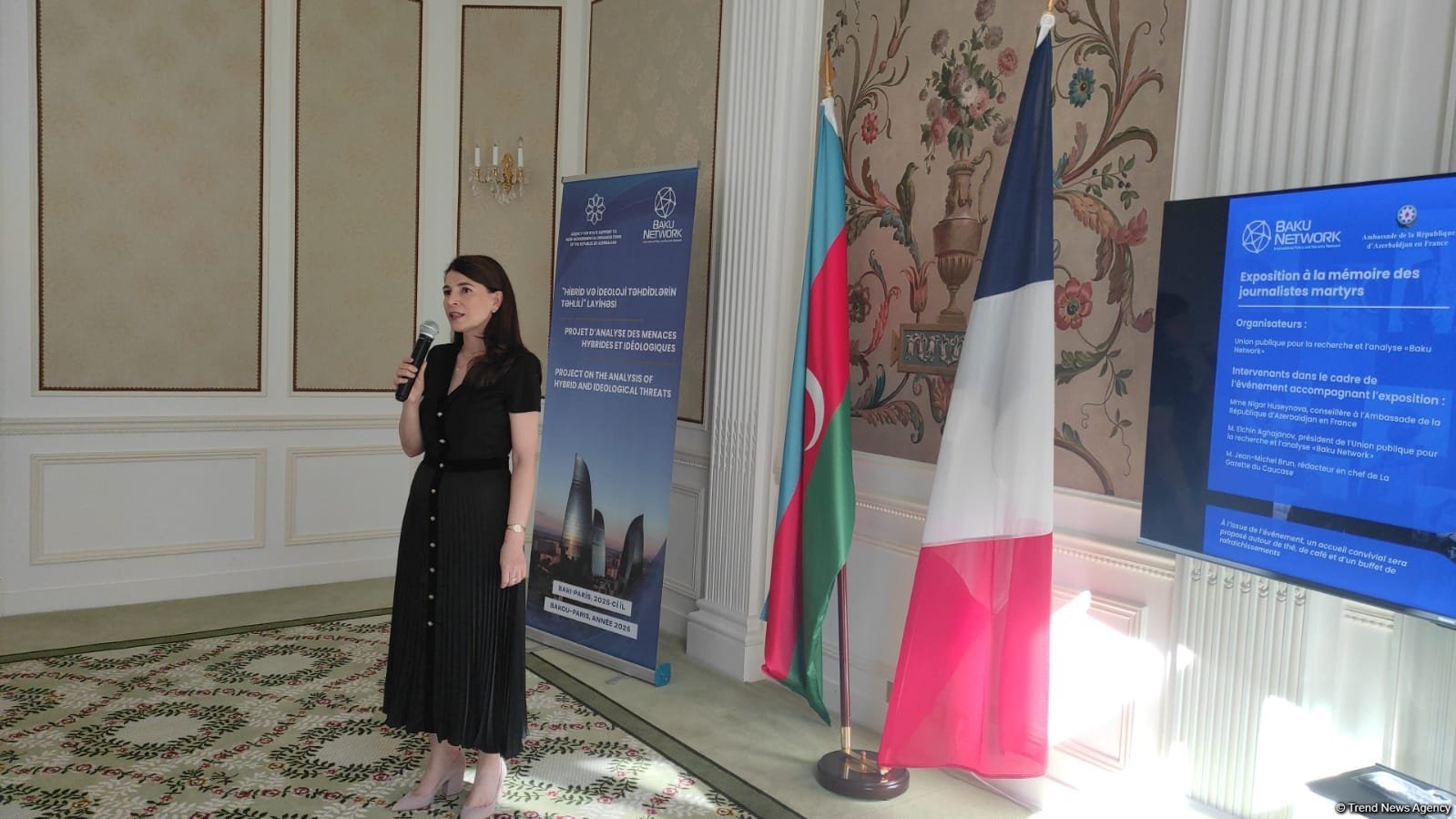 Baku Network raises awareness in Paris for the first time about Azerbaijani journalists who died amid Armenian aggression (PHOTO/VIDEO)