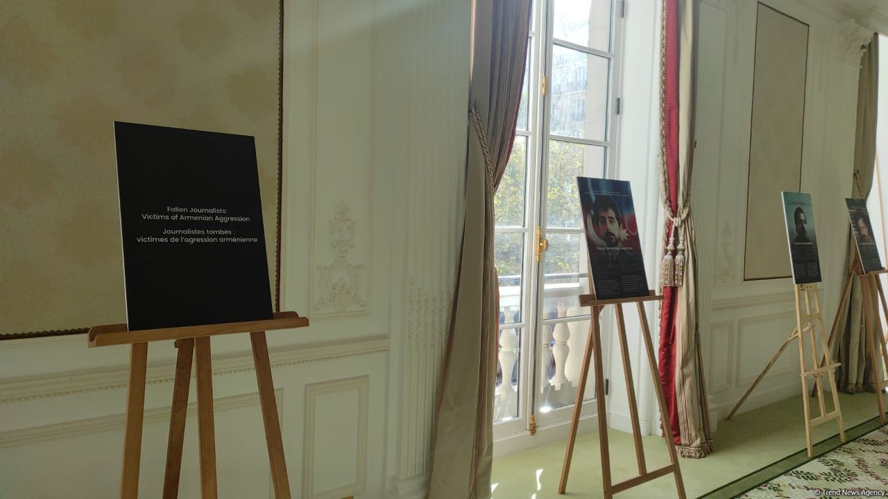Baku Network raises awareness in Paris for the first time about Azerbaijani journalists who died amid Armenian aggression (PHOTO/VIDEO)