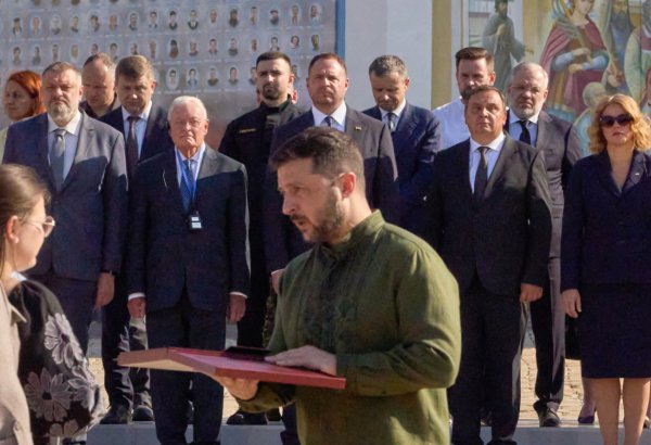 Latvia’s PM meets Ukrainian leaders during official visit