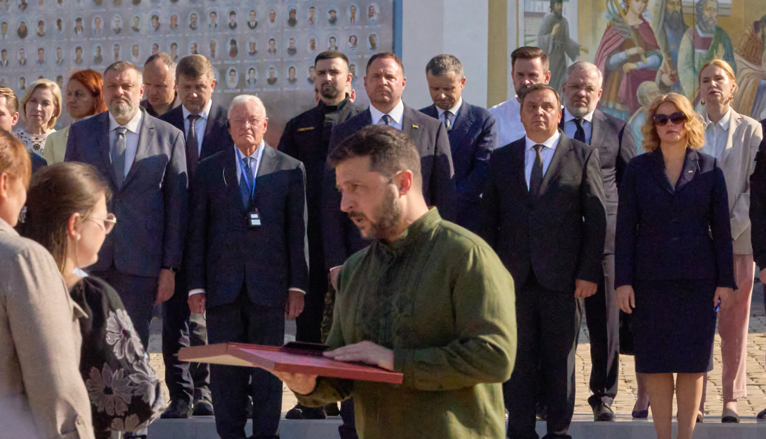 Latvia’s PM meets Ukrainian leaders during official visit