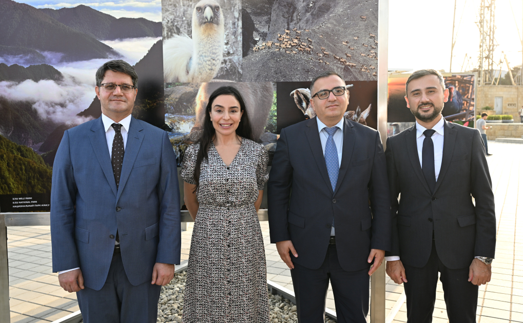 Heydar Aliyev Foundation VP Leyla Aliyeva attends opening of photo exhibition dedicated to 100th anniversary of environmental protection in Azerbaijan (PHOTO)