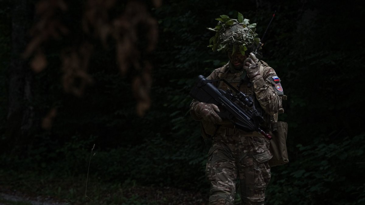 Slovenian Armed Forces conduct tactical field exercise for officer cadets (PHOTO)