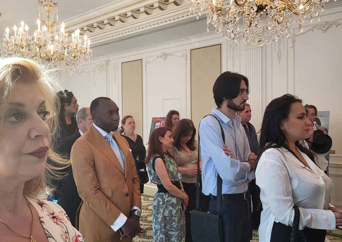French guest on Paris exhibition honoring fallen Azerbaijani journalists: "Their voices are silenced, but not forgotten" (PHOTO)