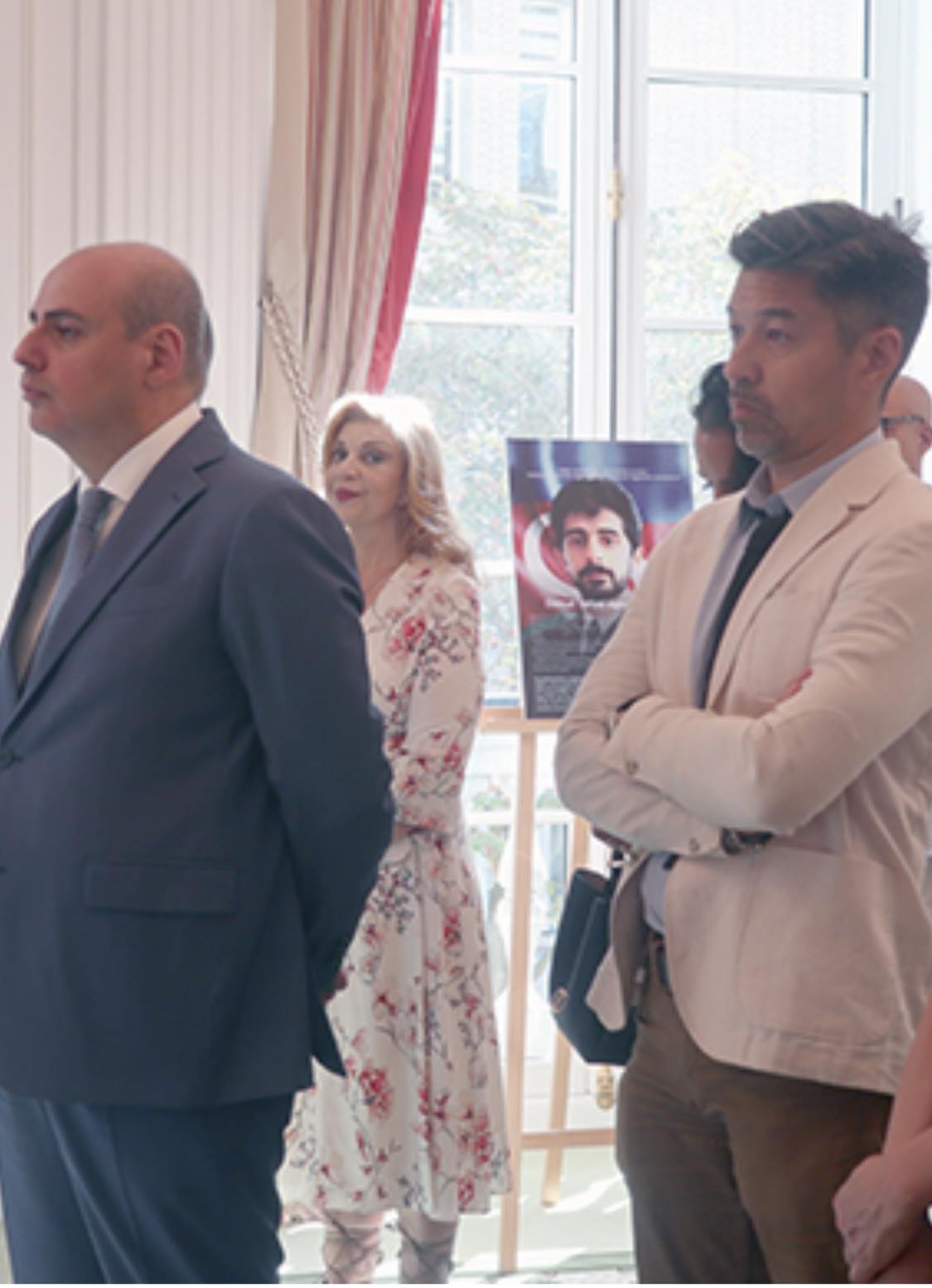 French guest on Paris exhibition honoring fallen Azerbaijani journalists: "Their voices are silenced, but not forgotten" (PHOTO)