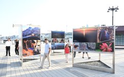 Heydar Aliyev Foundation VP Leyla Aliyeva attends opening of photo exhibition dedicated to 100th anniversary of environmental protection in Azerbaijan (PHOTO)