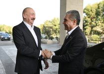 President Ilham Aliyev, Chairman of Halk Maslahaty of Turkmenistan visit Sea Breeze Resort (PHOTO/VIDEO)