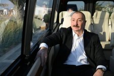President Ilham Aliyev, Chairman of Halk Maslahaty of Turkmenistan visit Sea Breeze Resort (PHOTO/VIDEO)