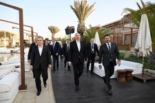President Ilham Aliyev, Chairman of Halk Maslahaty of Turkmenistan visit Sea Breeze Resort (PHOTO/VIDEO)