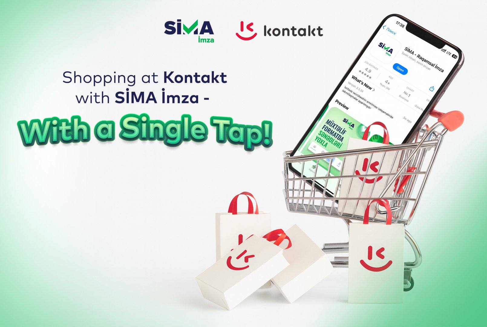 Shopping at “Kontakt” with “SİMA İmza”!