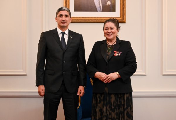 Turkmenistan's first ambassador to New Zealand presents credentials in Wellington