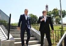 President Ilham Aliyev, Chairman of Halk Maslahaty of Turkmenistan have joint lunch in Shusha (PHOTO)