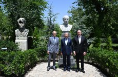 President Ilham Aliyev, Chairman of Turkmenistan’s Halk Maslahaty visit Bulbul’s House-Museum in Shusha (PHOTO)