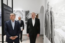 President Ilham Aliyev, Gurbanguly Berdimuhamedov visit "Heydar Aliyev and Garabagh" exhibition at Creativity Center in Shusha (PHOTO)