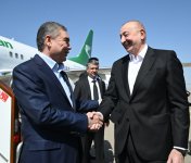Chairman of Halk Maslahaty of Turkmenistan arrives in Azerbaijan's Fuzuli (PHOTO/VIDEO)