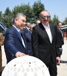 President Ilham Aliyev, Chairman of Halk Maslahaty of Turkmenistan review construction progress at New Shusha Mosque (PHOTO)