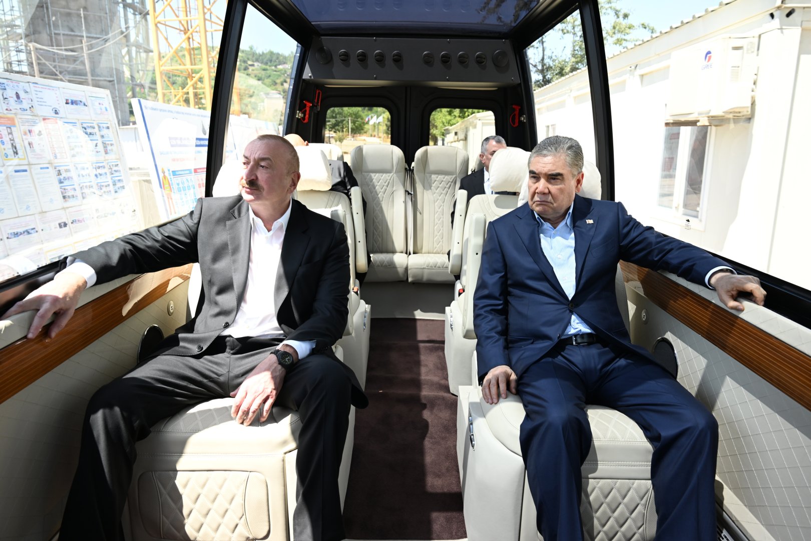 President Ilham Aliyev, Gurbanguly Berdimuhamedov visit "Heydar Aliyev and Garabagh" exhibition at Creativity Center in Shusha (PHOTO)