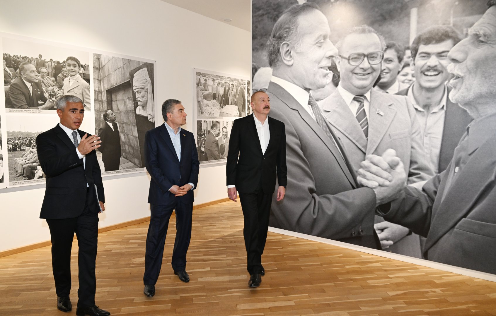 President Ilham Aliyev, Gurbanguly Berdimuhamedov visit "Heydar Aliyev and Garabagh" exhibition at Creativity Center in Shusha (PHOTO)