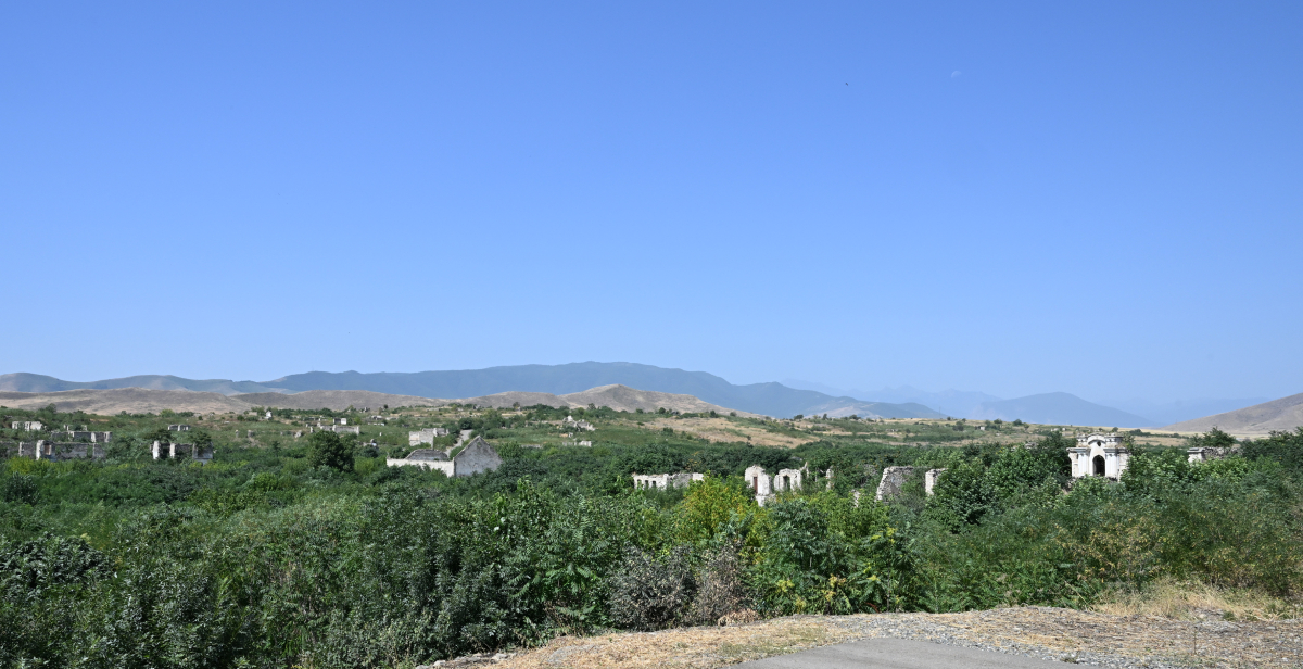 President Ilham Aliyev, Gurbanguly Berdimuhamedov visit destroyed areas of Fuzuli city (PHOTO)