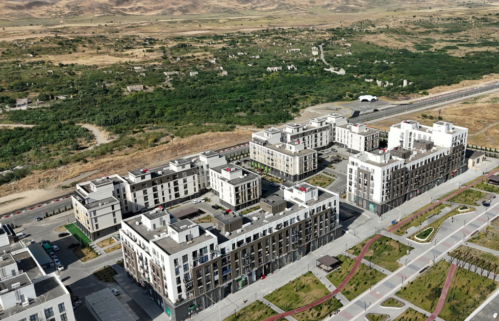 President Ilham Aliyev, Gurbanguly Berdimuhamedov visit destroyed areas of Fuzuli city (PHOTO)
