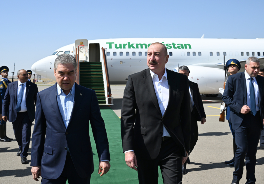 Chairman of Halk Maslahaty of Turkmenistan arrives in Azerbaijan's Fuzuli (PHOTO/VIDEO)
