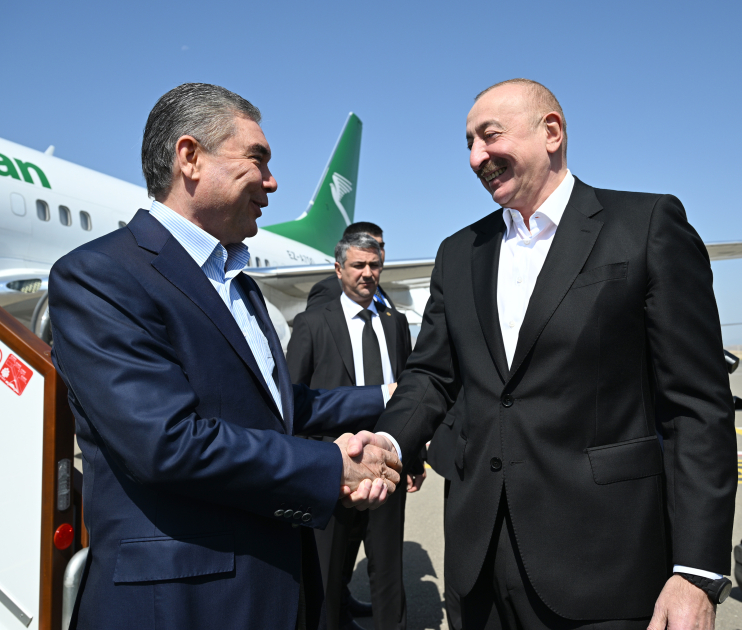 Chairman of Halk Maslahaty of Turkmenistan arrives in Azerbaijan's Fuzuli (PHOTO/VIDEO)